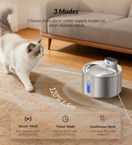 Cat Water Fountain Stainless Steel (4 Fl Oz)