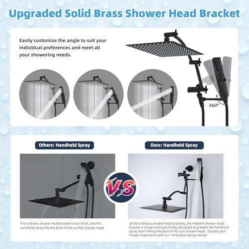 All Metal CUPC Certified 12'' Rainfall Shower Head