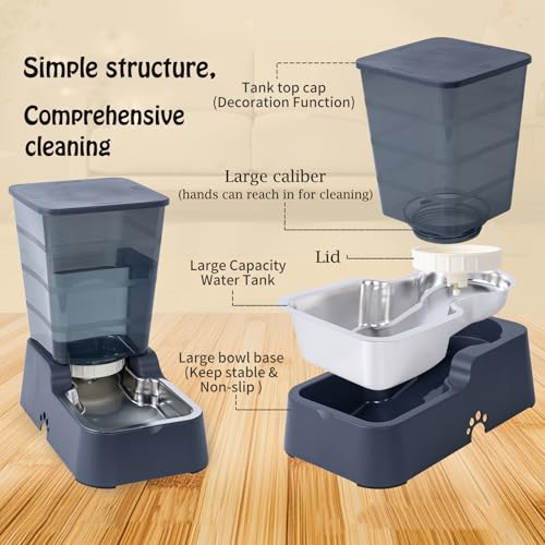 Automatic Dog Cat Water Dispenser Large Capacity 5Lfor Cats and Medium and Large