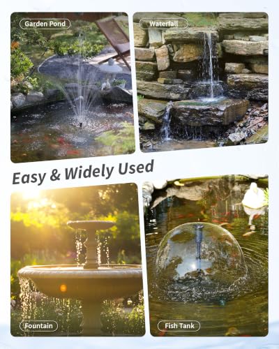 20W Solar Pond Filter with Fountain Pump