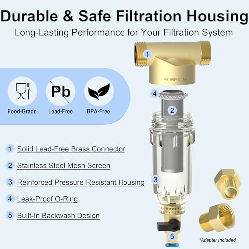 PSF1 Spin Down Sediment Filter with 1" MNPT & 3
