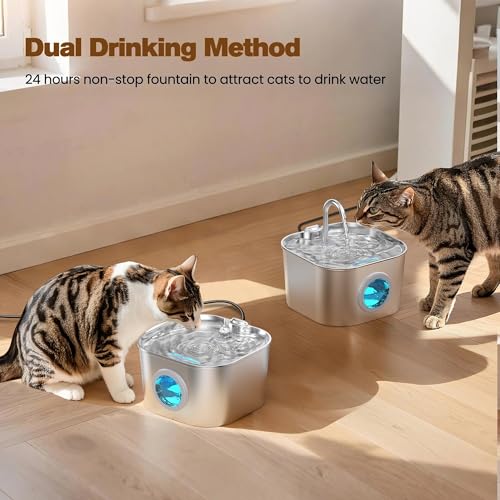 Stainless Steel Cat Water Fountain