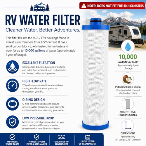 KW1 Filter for RV Water Systems 8 (8 Count)