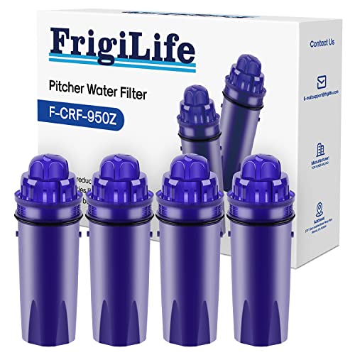 Pitcher Water Filter Replacement with Pur CRF950Z (4 Count)