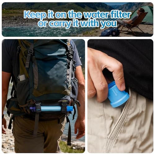2 Pcs Water Filter Coupling Compatible with LifeStraw