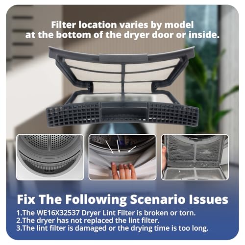 Dryer Lint Screen Filter Replacement CompatibleWith GE WE16X32537