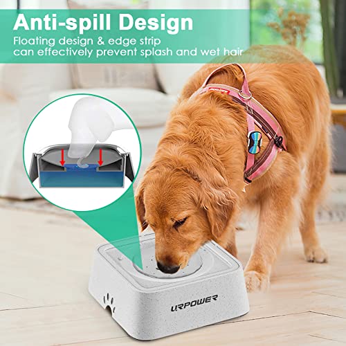 2.5L Dog Water Bowl 85oz Large Capacity Dog Bowls