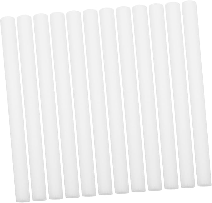 50pcs Cotton Diffuser Sticks Humidifier Filter Rods for Home and Car Easy to Use Refill Wicks for Aromatherapy and Humidifiers White - AquaVibe
