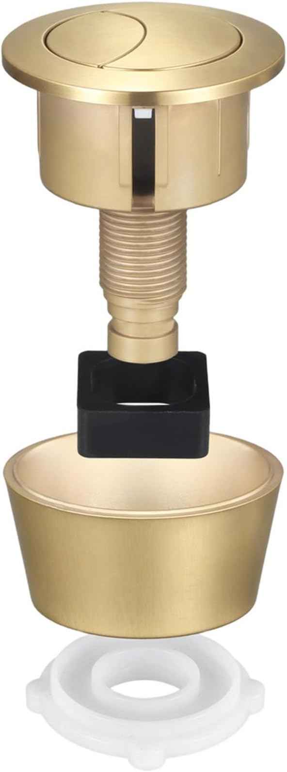 Toilet Push Button Replacement 2Pcs Dual Flush Push Button Toilet Cistern Replacement 20mm 40mm 50mm 60mm Aperture Push Button Toilet Flush Button Toilet Acc(Color03)