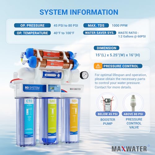 6 Stage 200 GPD Aquarium System