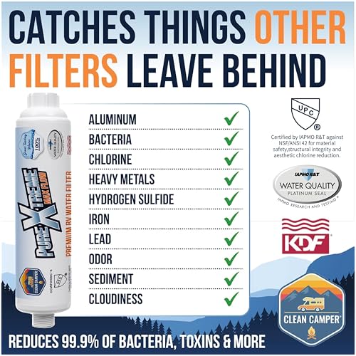 RV Drinking Water Hose & Water Filter Bundle (2 Count)