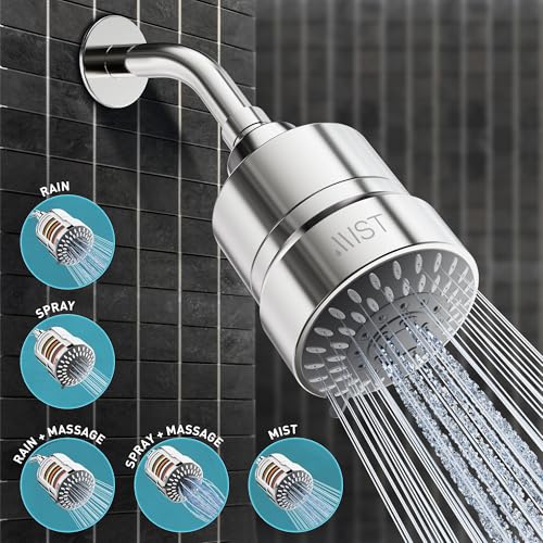 Shower Filter Head for Hard Water Improves Skin