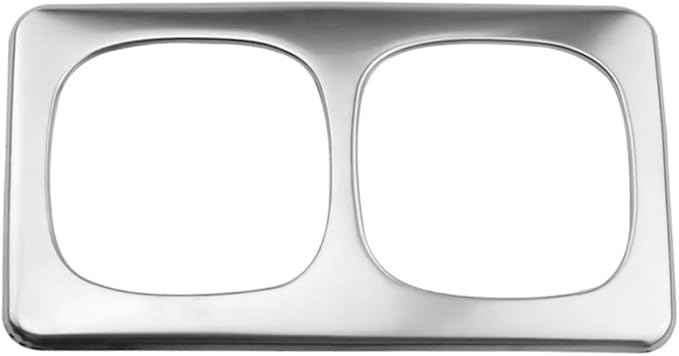 Car Stainless Steel Rear Water Cup Decorative Trim Cover Protection Sticker for Nissan Qashqai J11 2015 2016 2017 Acc