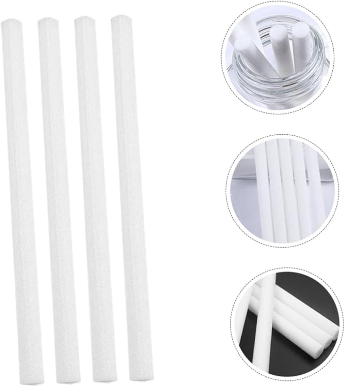 50pcs Fiber Diffuser Sticks for Humidifiers Scented Oil Aroma Replacement for Essential Oils and Fragrance Diffusion for Aroma Lovers - AquaVibe