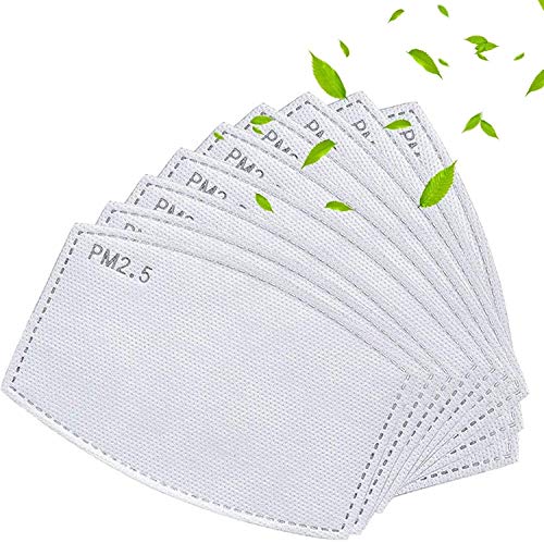 100pcs PM2.5 Activated Carbon Filter for Cloth Mask Ship from USA (100 Count)