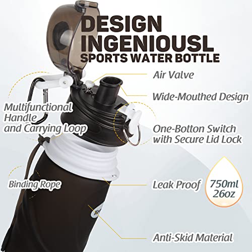 Collapsible Silicone Water Bottles