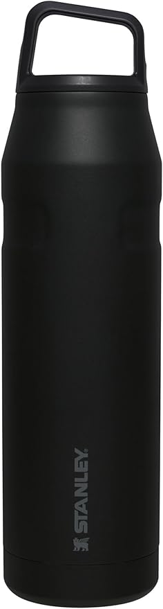 Stanley IceFlow Cap and Carry Water Bottle | Wide Mouth Twist Lid | Lightweight & Leakproof for Travel & Sports | Insulated Stainless Steel | BPA-Free