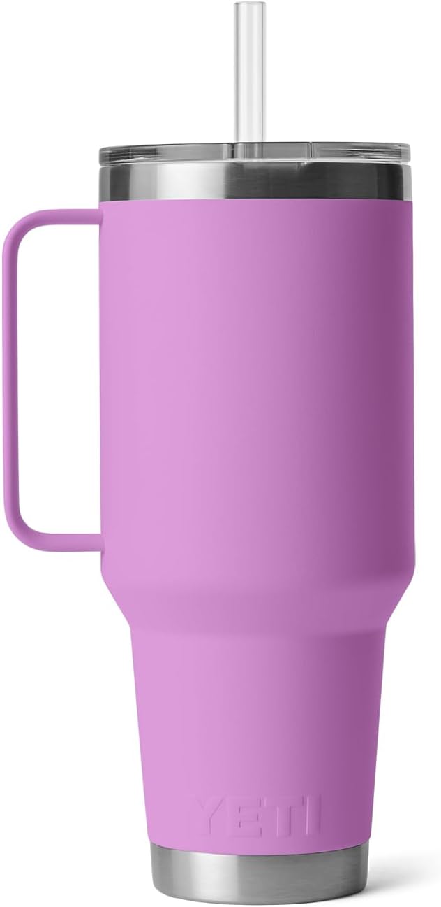 YETI Rambler 42 oz Straw Mug, Vacuum Insulated, Stainless Steel, Desert Bloom