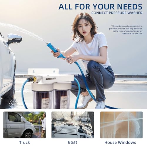 Deionized Spotless Car Wash Water System with Resin Indicator