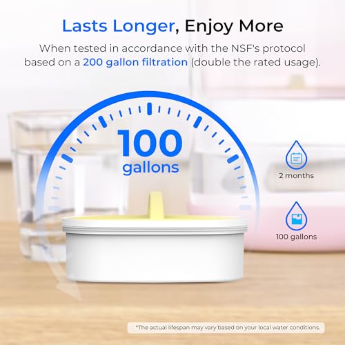 PT 72P Glass Water Filter Pitcher