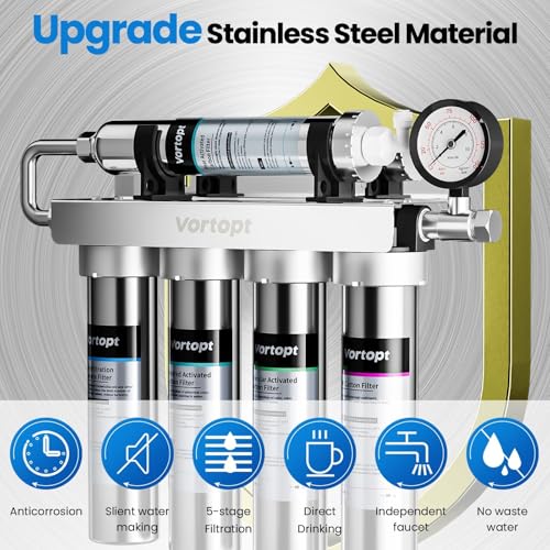 Stainless Steel Under Sink Water Filter