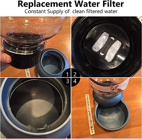 Dog Water Filter Replacement Compatible with Petmate Mason Pet (16 Count)