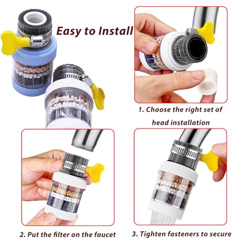 4 Pack Faucet Mount Filters (4 Count)