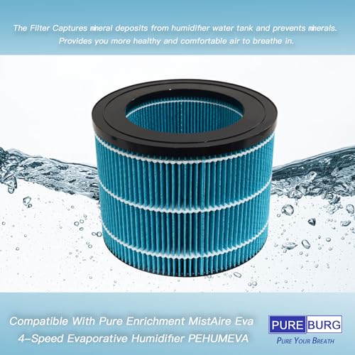 PEHUMEVA Replacement Filter Compatible with Pure Enrichment MistAire Eva 4