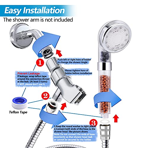 LED Shower Head with Handheld