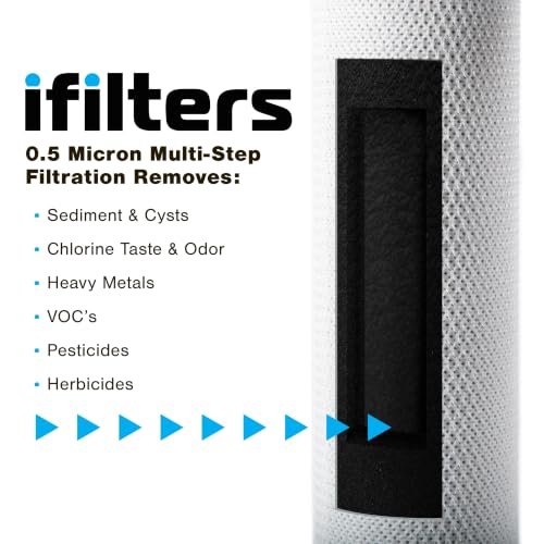 CNTP 1W Countertop Water Filter with 0.5 Micron Carbon Block