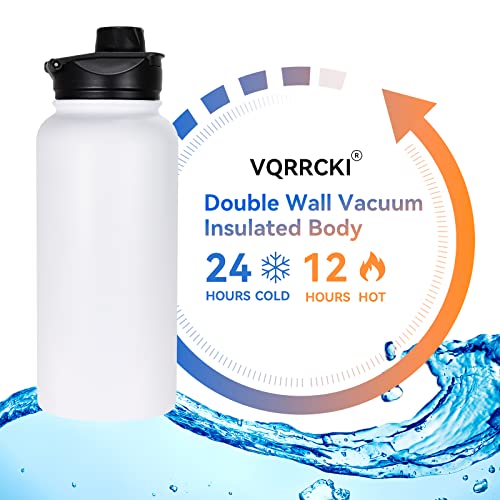 32 oz Insulated Water Bottle Bulk 8 Pack (8 Count)