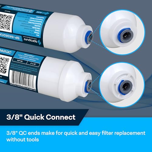 SP IM382QC Inline Alkaline Carbon Water Filter 3 (25 Count)