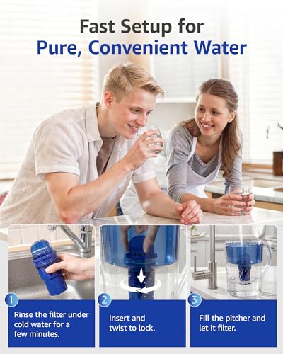 Pitcher Water Filter Replacement for PUR® Filter PPF900Z (2 Count)
