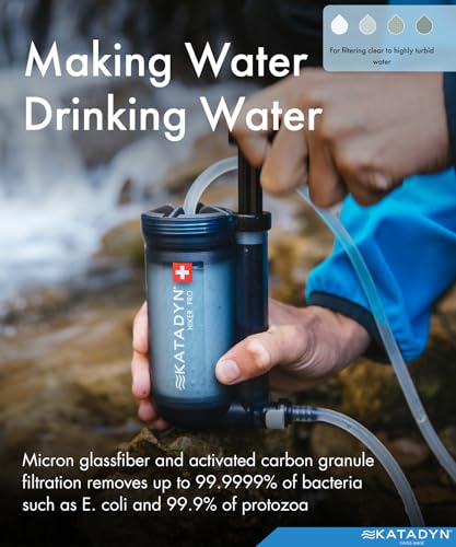 Hiker Pro Transparent Hand Pump Water Filter