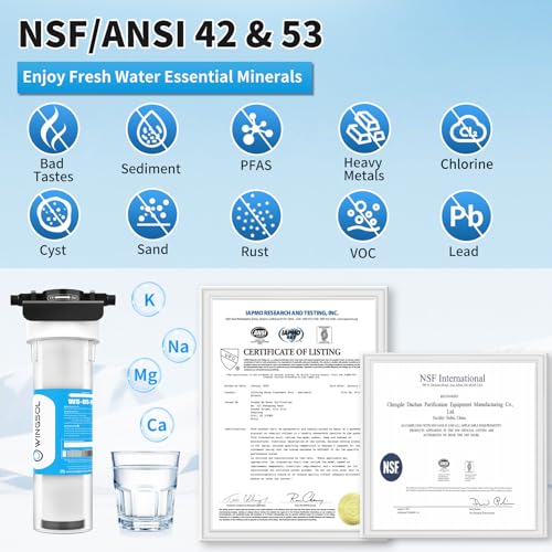 Water Filter for Sink with Faucet