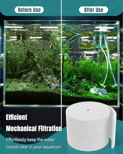79 x 12 Inch White Cuttable Aquarium Filter Pad