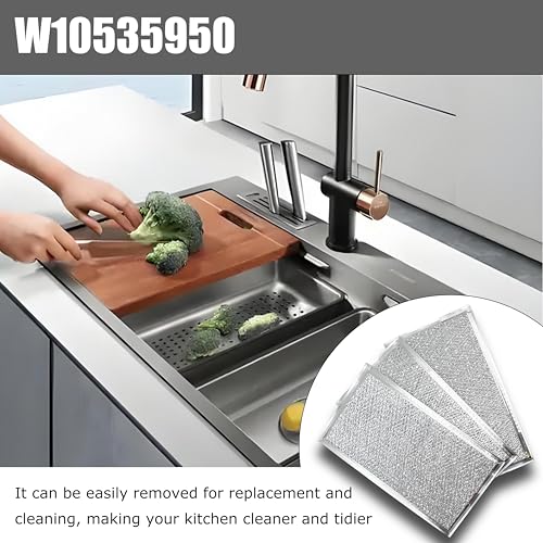 W10535950 PS8769987 Compatible with Whirlpool Microwave Grease Filter 3