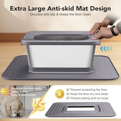 10L Stainless Steel Dog Water Bowl