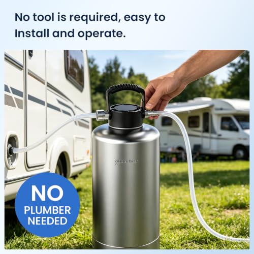 16 000 Grain Portable RV Water Softener System