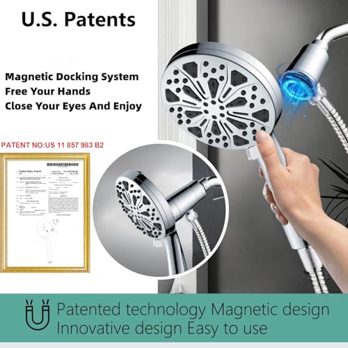 Handheld Shower Head Filter with Magnetic 10