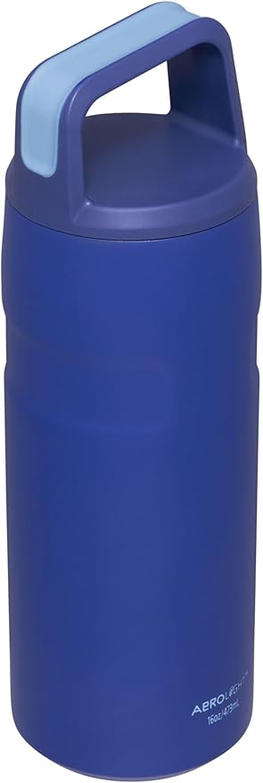 Stanley IceFlow Cap and Carry Water Bottle | Wide Mouth Twist Lid | Lightweight & Leakproof for Travel & Sports | Insulated Stainless Steel | BPA-Free
