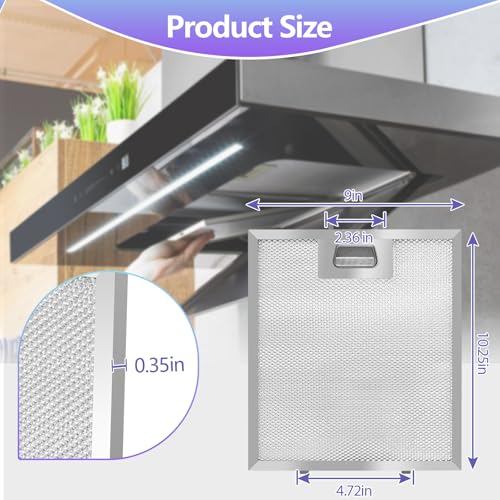2 Pack S97018029 Range Hood Filter Replacement