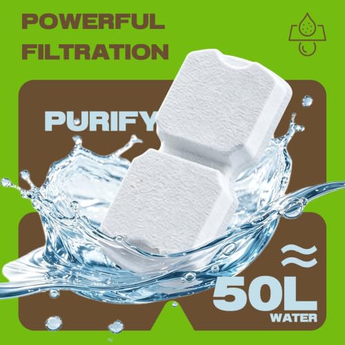 Official 12 Pcs Replacement Automatic Cat Water Fountain Filters