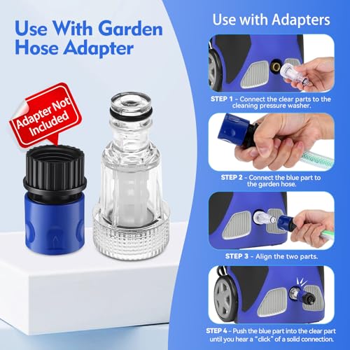 5Pcs Pressure Washer Water Inlet Filter Replacement