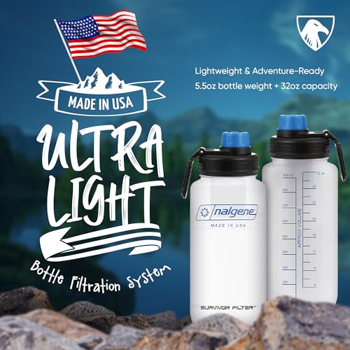 Americana Ultra Light Water Bottle with Filter