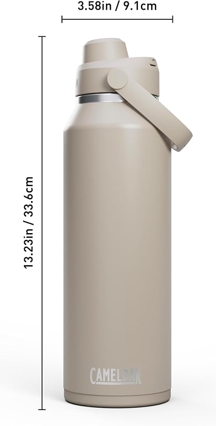 CamelBak Thrive Chug Insulated Stainless Steel Water Bottle Stone, 40oz