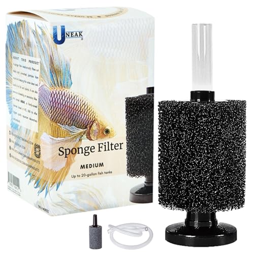 Medium Aquarium Sponge Filter Fish Tank Silent Filteration Breeding Fry Betta Shrimp Nano Tank Accessories Air Stone 4