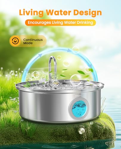 7L 230oz Pet Water Fountain