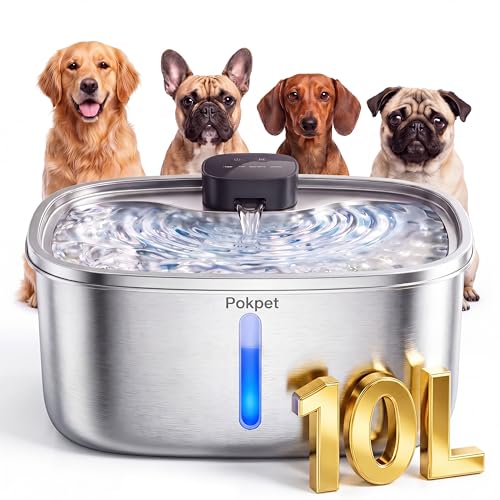 10L Wireless Dog Water Fountain for Large Dogs
