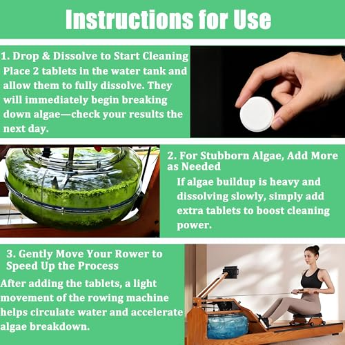 Water Purification Tablets for Rowing Machine Tank Maintenance